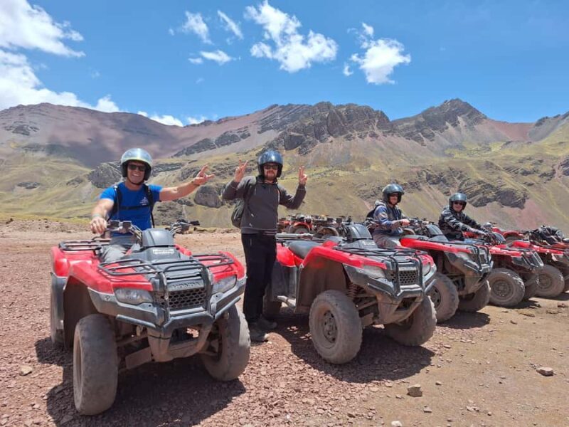 Cusco: Rainbow Mountain In Quad Bikes /walk 5 minutes/+meals - Starting the Day: Early Pickup and Breakfast