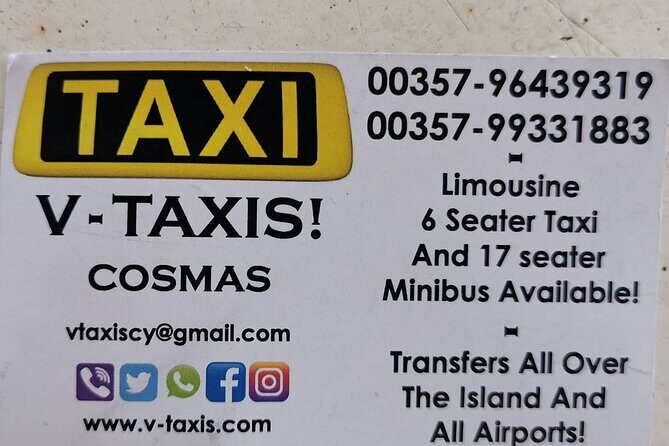 Cyprus Larnaca Airport Private Transfers to Ayia Napa 1-5 Passengers - Comfortable, Convenient, and Reliable: Private Transfers from Larnaca Airport to Ayia Napa