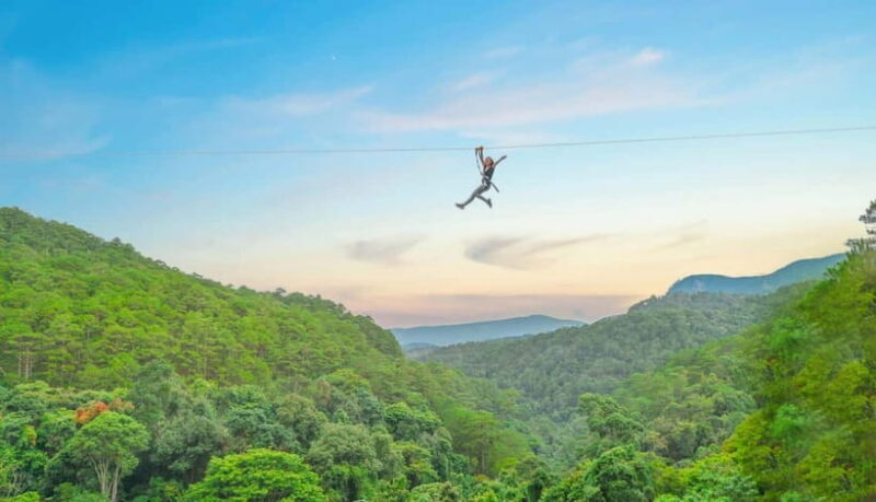 Da Lat: Extreme Zipline 1500m & Canyoning - The Experience in Detail