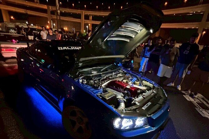 Daikoku PA & Tokyo private Tour by R34/VAN/Maserati/Ferrari - Key Points