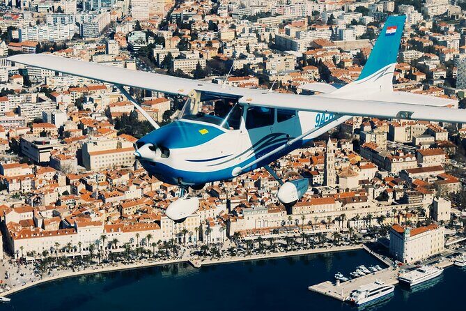 Dalmatian route - Panoramic flight over Bra, Hvar, olta & Split from Bra - Overview of the Dalmatian Route Flight