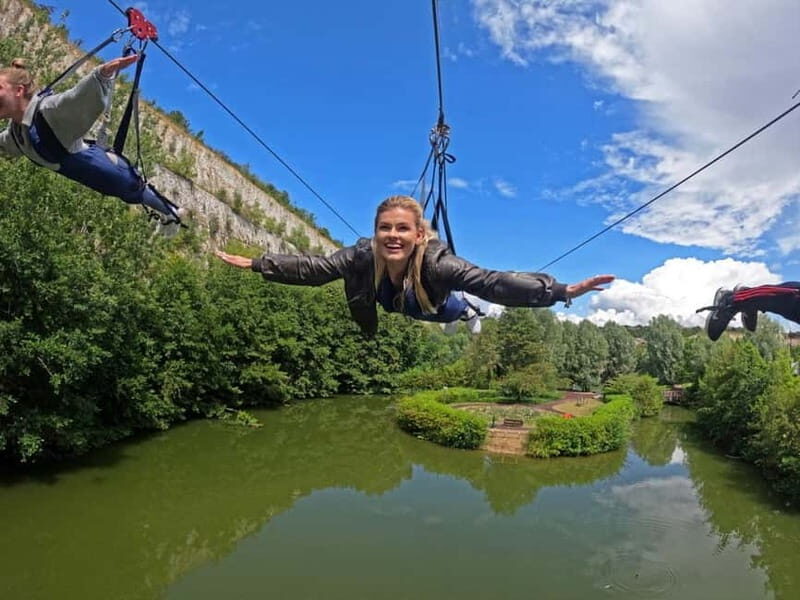 Dartford: Thrill & Chill Package- Ziplining & Lakeside Sauna - The Experience in Detail: What to Expect