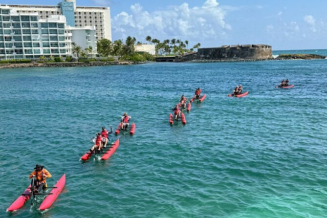 Day Adventure Chiliboats Waterbike Condado Lagoon - Key Points