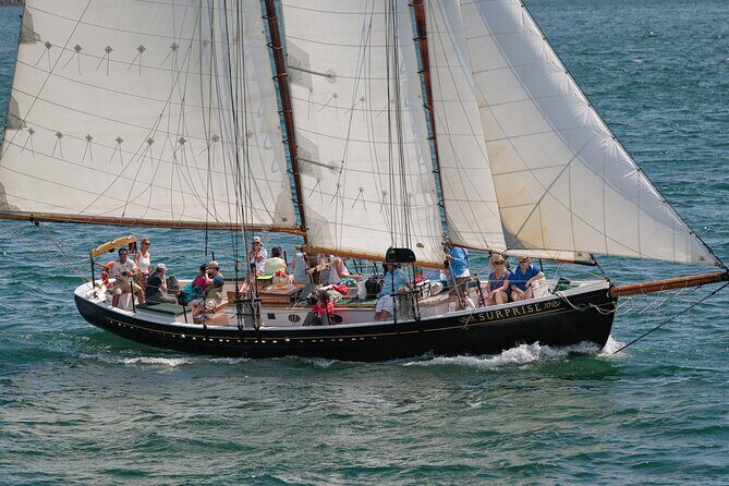 Day Sails and Sunset tours on Schooner Surprise in Camden Maine - The Sum Up