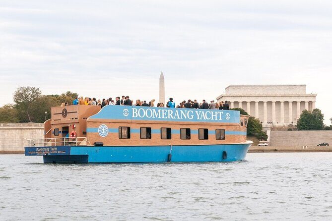 Day, Sunset, or Night Party Yacht Cruise along Potomac River - Key Points