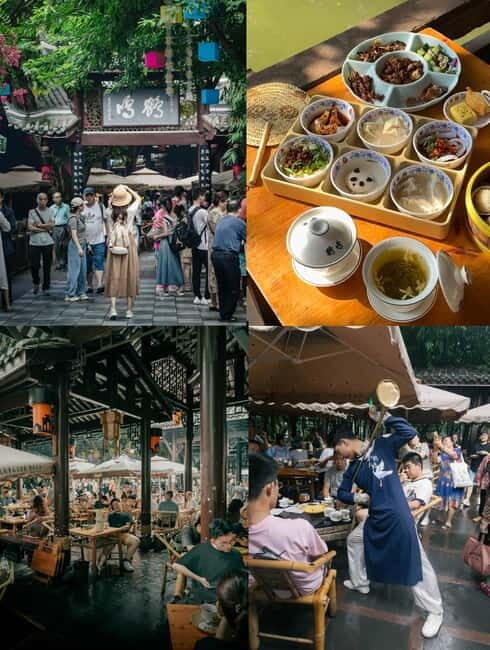 Day Tour of Chengdu & Panda Research Base - People’s Park: A Green Oasis and Cultural Spot
