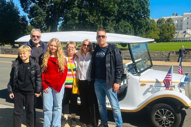 DC: Monuments & History Guided Tour by E-Cart - Day &Night - FAQ