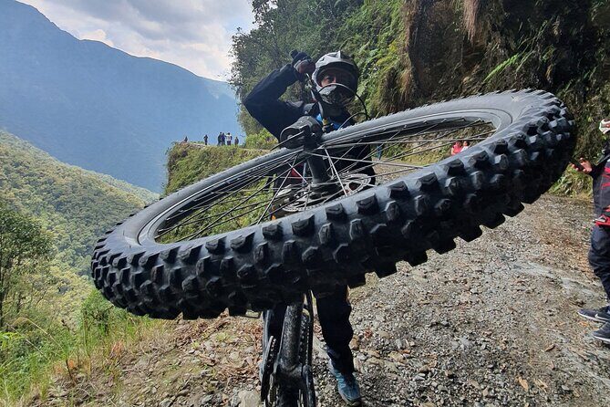 Death Road by Bike -Full Suspension- - Thrilling Descent on Bolivia’s Death Road: A Full-Suspension Bike Adventure