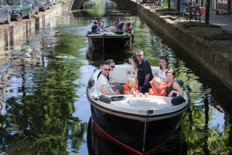 Delft: Open Boat Canal Cruise with Skipper - The Value of a Private Canal Tour