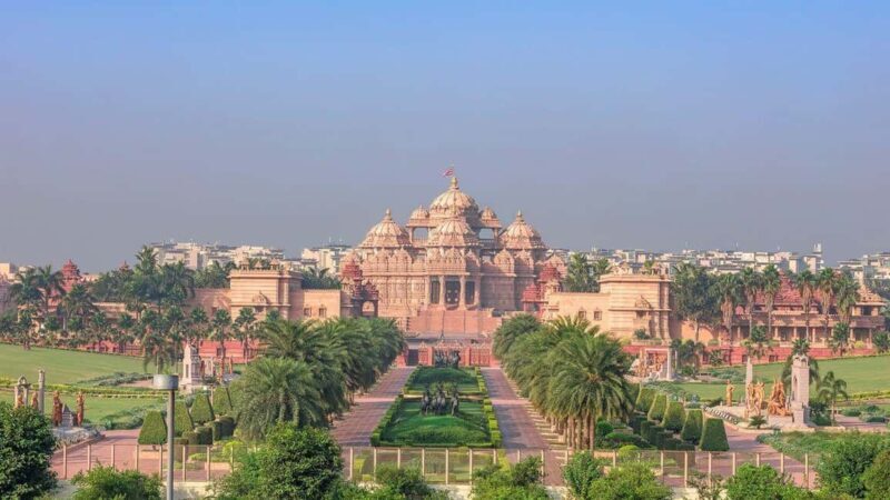 Delhi: Akshardham Temple Tour and Musical Fountain Show - Key Points