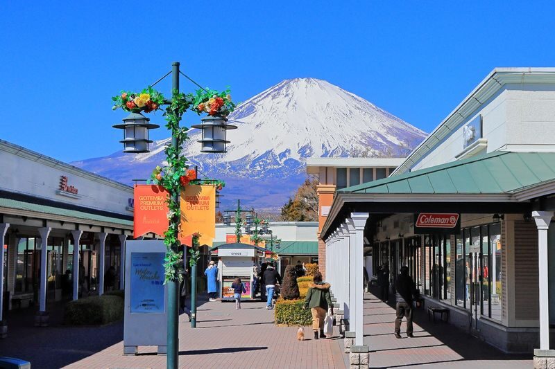 Departing Daily from Tokyo: Mount Fuji 5th Station, Lake Kawaguchi, Oshino Hakkai & Gotemba Premium Outlets 1-Day Tour (Optional Japanese Lunch) - Gotemba Premium Outlets: shopping at the end of the route
