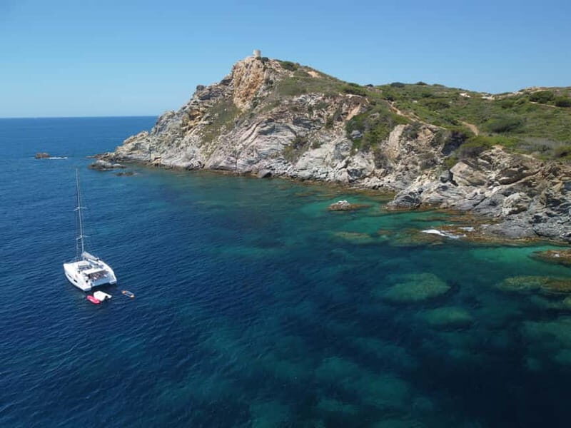 Departure from BRUSC: Half-day catamaran cruise - The Sum Up
