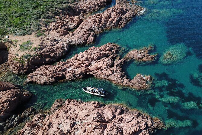Departure from Saint-Raphaël - The creeks of Estérel - Key Points