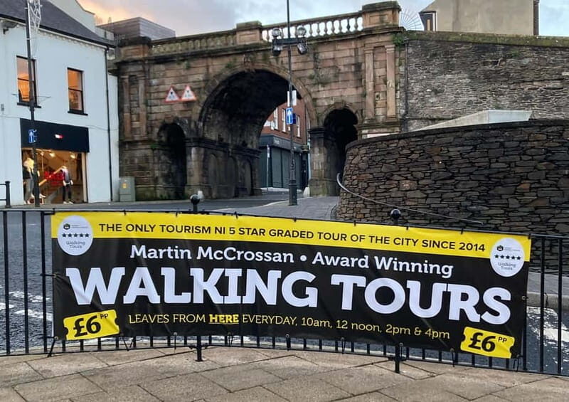 Derry: McCrossans Public Walking Tour of the Historic City - FAQ
