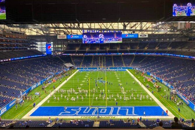 Detroit Lions Football Game Ticket at Ford Field - Key Points