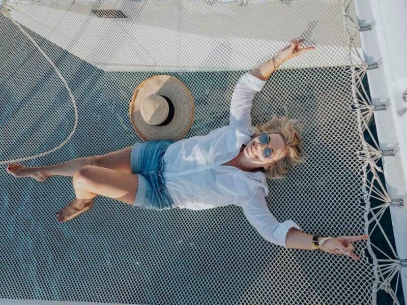 Dia Island Catamaran  Premium Lunch, Open Bar, Small Group - FAQs