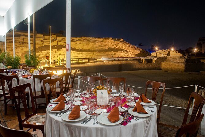 Dinner at the Huaca Pucllana Restaurant - Key Points