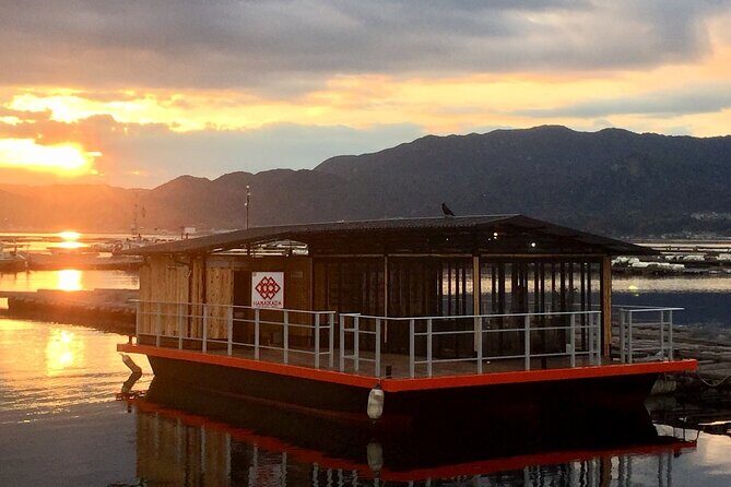 Dinner Cruise on HANAIKADA (Raft-Type Boat) with Scenic View of Miyajima - A Quiet Night on the Water with a View of Miyajima