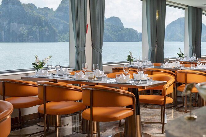 Discover Ha Long Bay on Leona 5-Star Day Cruise with Jacuzzi - Activities: Kayaking, Bamboo Boating, and Swimming