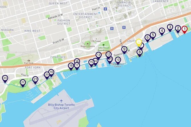 Discover Toronto's Waterfront with a Smartphone Trivia Tour! - The Route in Detail: What to Expect at Each Stop