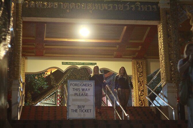 Doi Suthep and Wat Umong Night Tour From Chiang Mai - Key Points