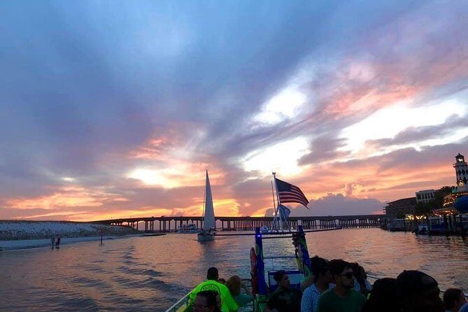 Dolphin & Sunset Cruises in Destin FL aboard the Hydrojet - Key Points