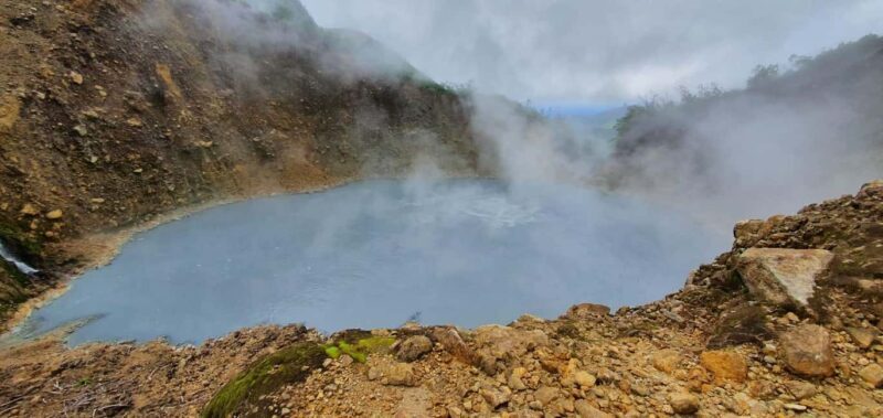 Dominica: Hiking tour to the boiling lake! - The Final Reward: Canyon Swim