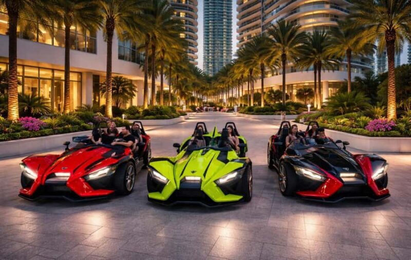 Dont Miss Out  4-Hour Slingshot Experience - Drive Miami Your Way with a 4-Hour Polaris Slingshot Experience