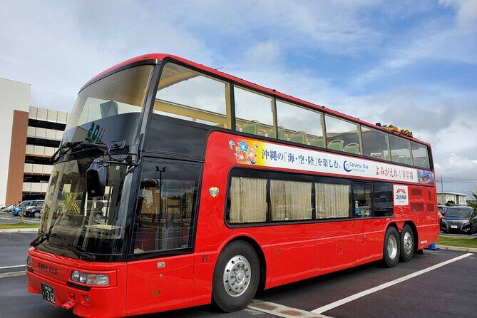 Double-Decker Open Top Bus Okinawa to Umikaji Terrace - Key Points