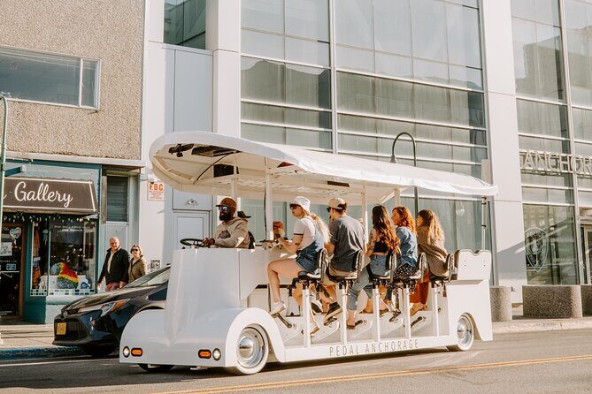 Downtown Anchorage Tour on 14-Passenger Electric Vehicle - Experience a Unique Look at Downtown Anchorage on a Pedal Vehicle Tour