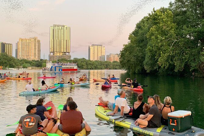 Downtown Austin Giant Paddleboard Sunset Tour with Bats - Key Points