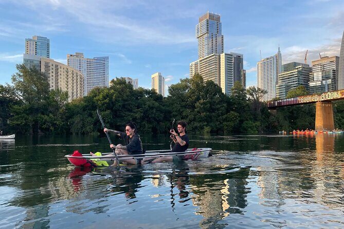 Downtown Austin Skyline Clear Kayak Tour at Lady Bird Lake - The Experience in Practice