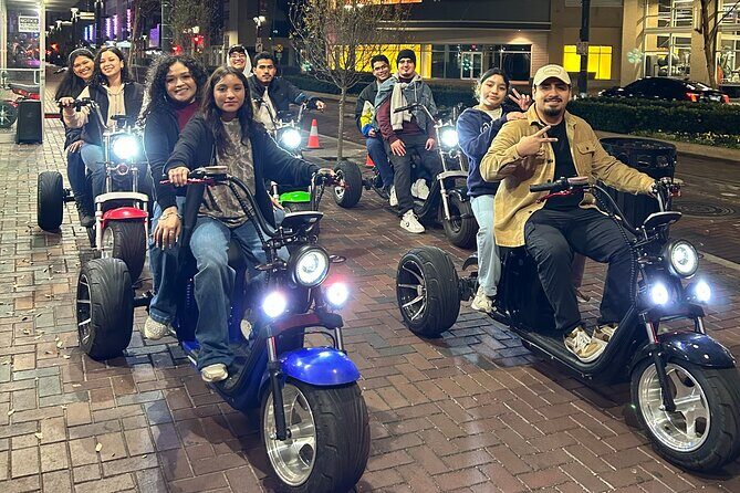 DownTown Houston Premium Trike 2 Seater Self Guided Tour - Key Points