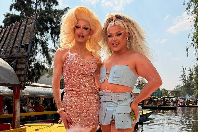 Drag Boat Party in Xochimilco with Tequila and Queens - A Unique Celebration on the Water in Mexico City