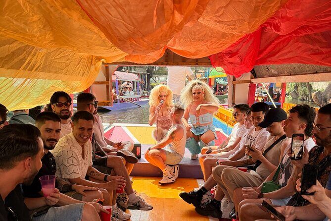 Drag Boat Party in Xochimilco with Tequila and Queens - Key Points