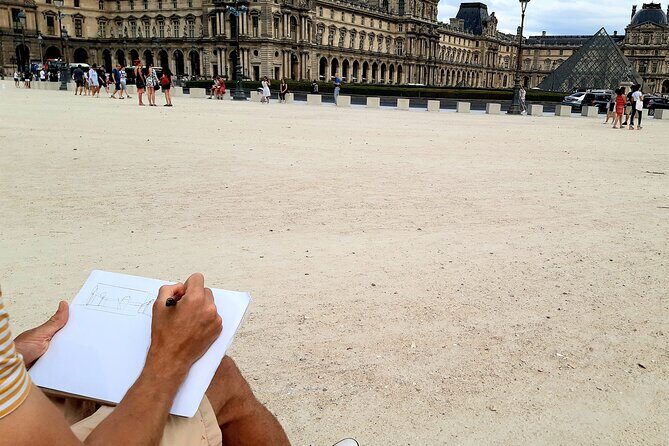 Drawing workshop/creative notebook & cultural walk in the Tuileries - Exploring the artistic side of Paris: a detailed look