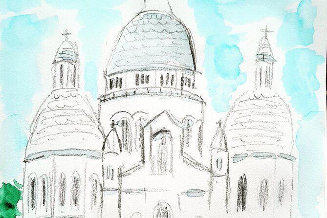 Drawing workshop / creative notebook during an unusual walk in Montmartre - Exploring Montmartre Through Art: An In-Depth Review