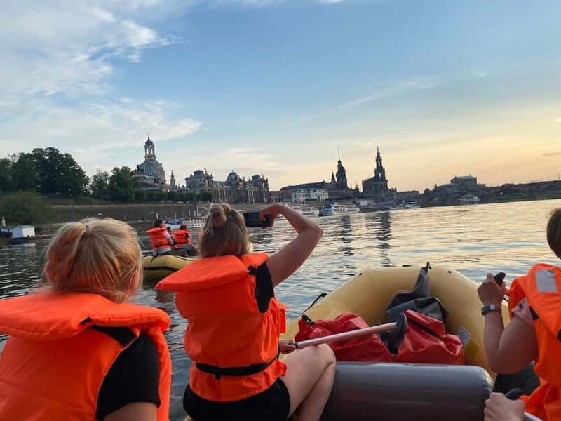 Dresden: Boat tour in a rubber dinghy Pillnitz - DD Loschwitz (Blue Wonder) - The Itinerary in Detail
