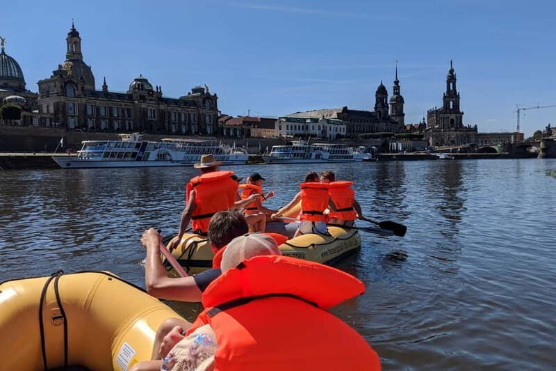 Dresden: Im Schlauchboot von "Blaues Wunder" bis DD-Altstadt - Dresden: Im Schlauchboot von "Blaues Wunder" bis DD-Altstadt