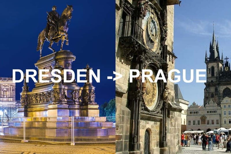Dresden-Prague One-Way Sightseeing Journey - Itinerary Breakdown
