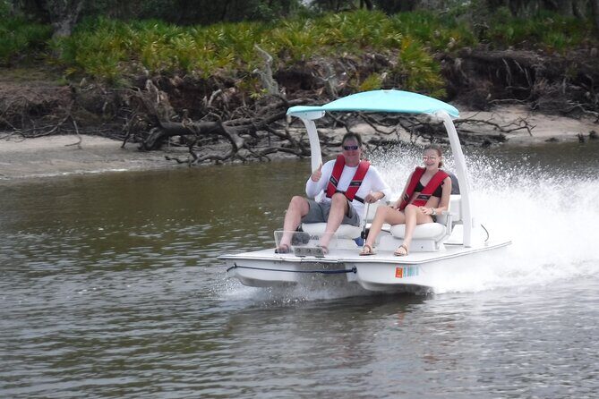 Drive your Own 2 Seat Fun Go Cat Boat on Marco Island - Key Points