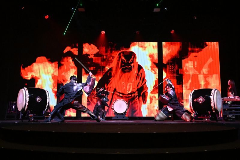 DRUM TAO THEATER KYOTO Special Package with Drum Experience & Photo - Arriving at Kyoto Avanti for the 6:15 reception