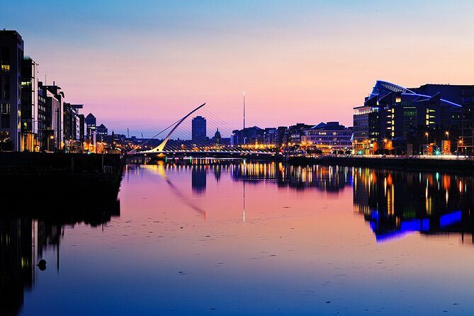 Dublin Live Guided Panoramic Open-Top Night Bus Tour - Key Points