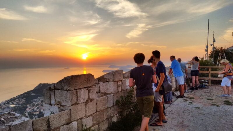 Dubrovnik: Sunset Panorama Tour with Glass of Wine - Detailed Breakdown of the Experience