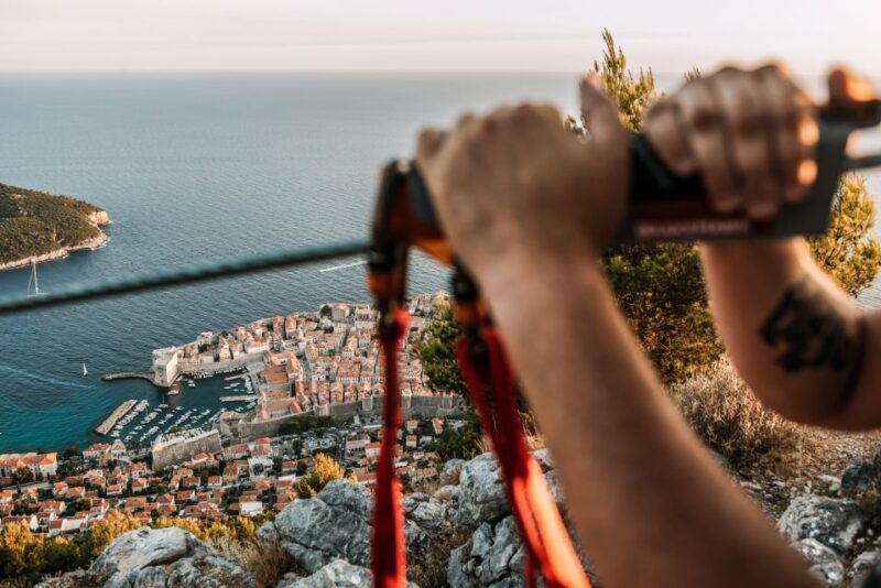Dubrovnik: Sunset Zip Line Experience Followed by Wine - Key Points