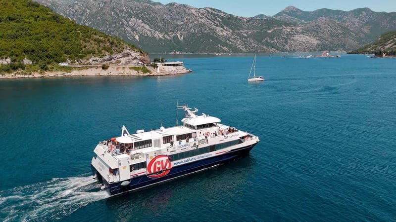 Dubrovnik to/from Kotor: Day Trip or One-Way by Fast Ferry - A Seamless Connection Between Croatia and Montenegro