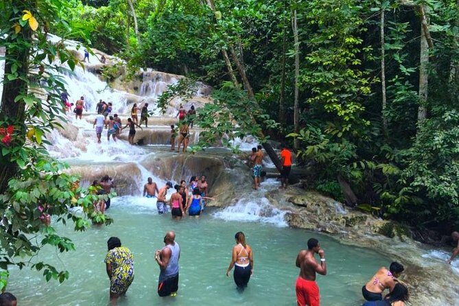 Dunns River Falls plus River Tubing Adventure on the Rio Bueno Private Tour - Key Points