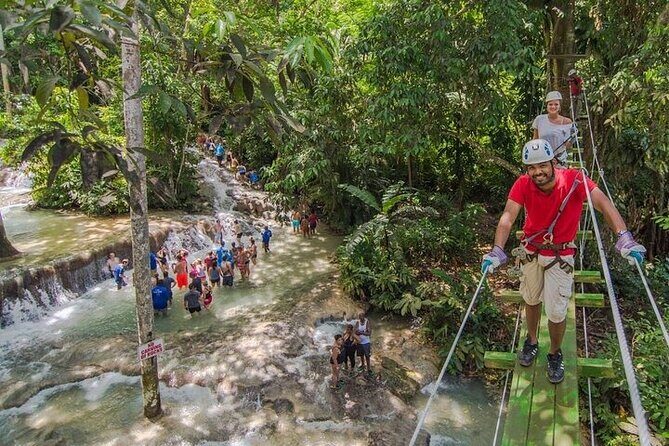 Dunns River Falls, Zipline, Bamboo Rafting, Horseback Ride Tour - Exploring the Tour in Detail