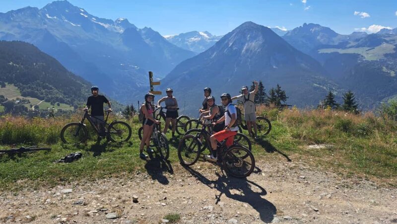E-BIKE session with your Courchevel instructor - An authentic mountain biking adventure in Courchevel