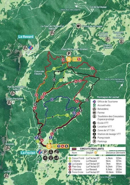 E-MTB rental in Aix-les-Bains - Savoie Grand Revard shuttle - What You Can Expect from This E-MTB Tour